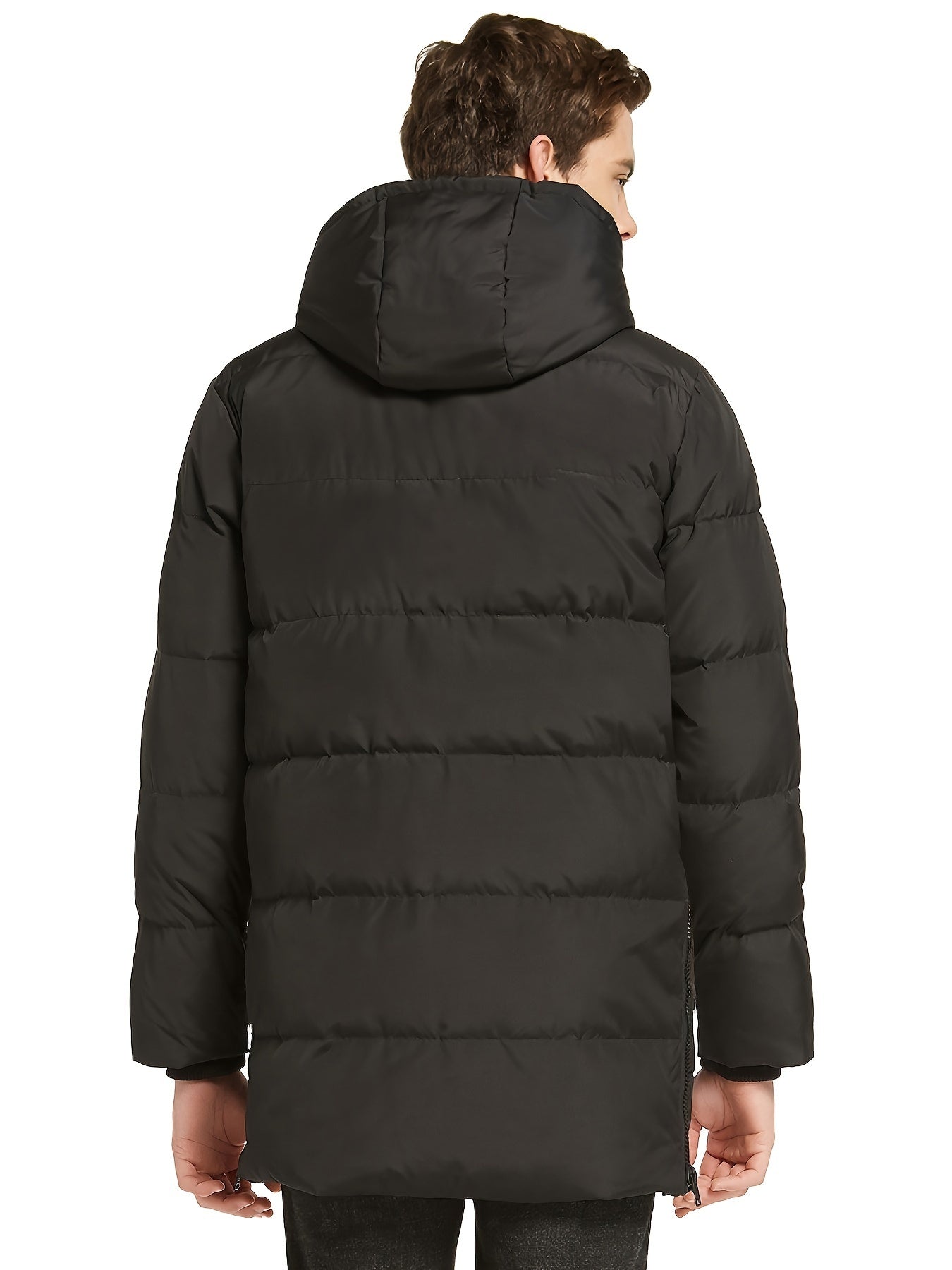 Men's Thickened Down Jacket with 6 Pockets