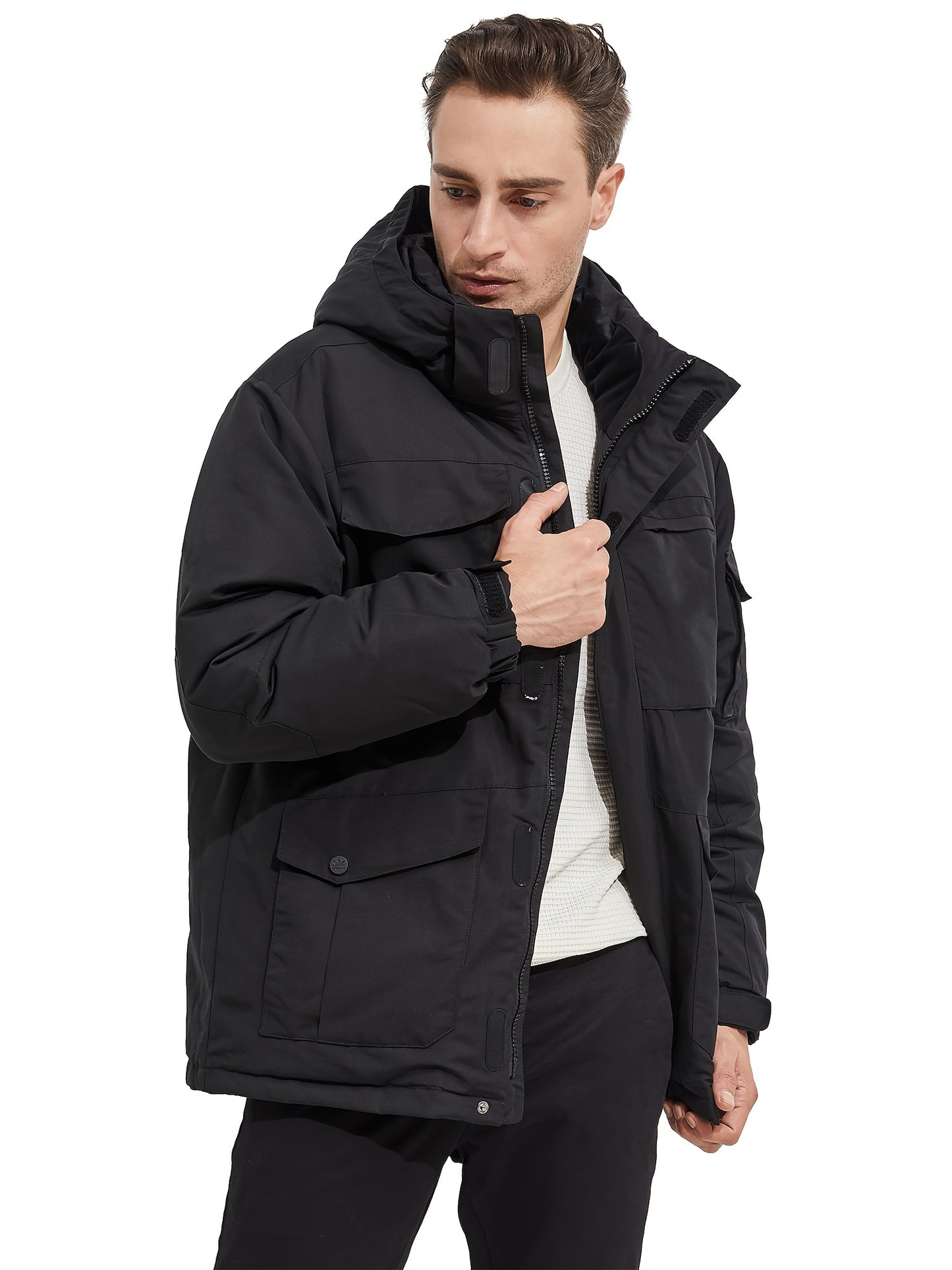 Men's Warm Parka Jacket